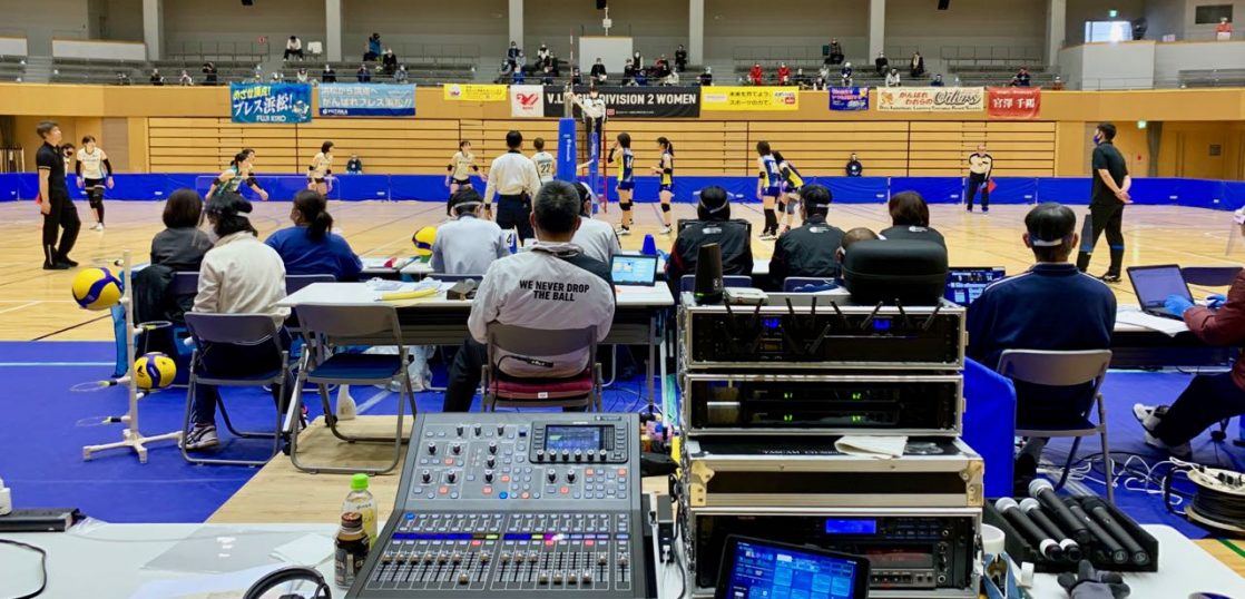 Vリーグ （ことぶきアリーナ千曲） chapter5 長野県のイベント映像演出はチャプターファイブ